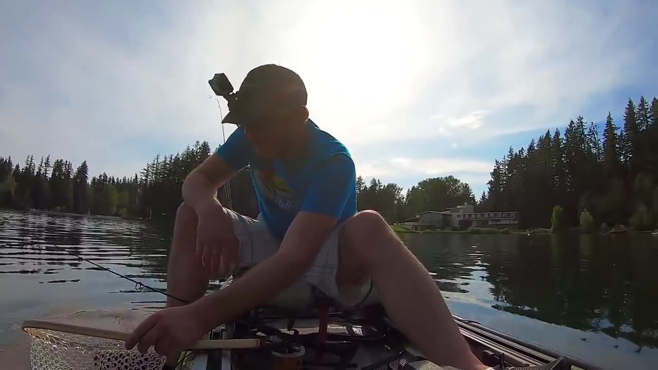 BOBBER FISHING for Rainbow Trout! (Catch & Cook) WILD OYSTER MUSHROOM Recipe!!!