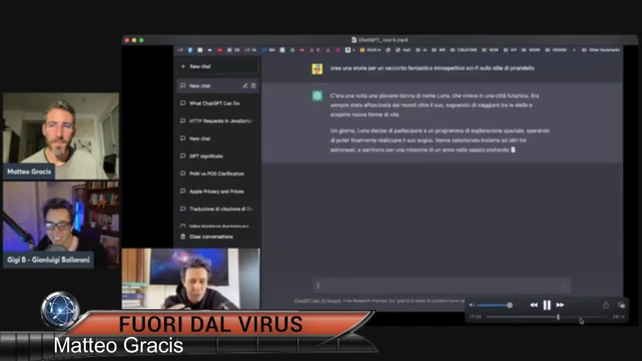 La mia chiacchierata con l'intelligenza artificiale. Fuori dal Virus n.443.SP