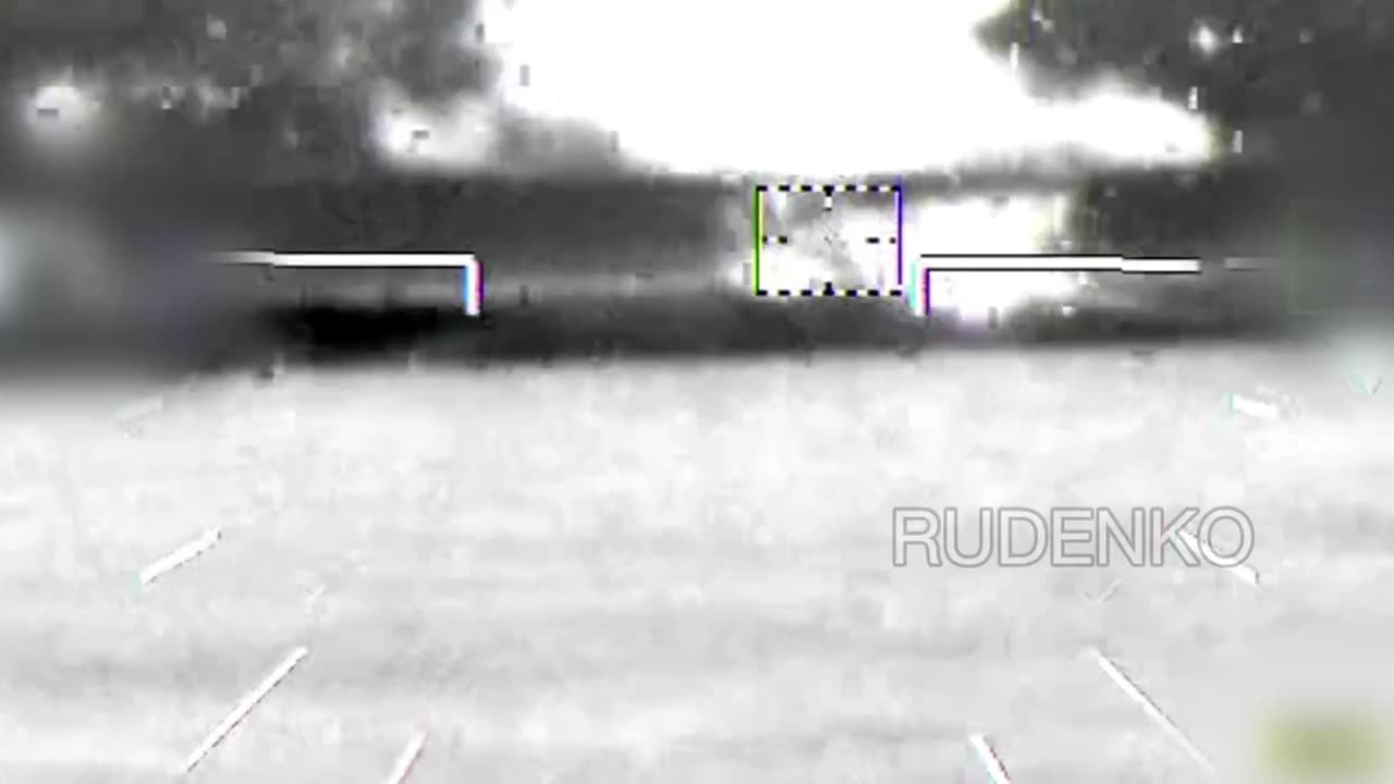 Mi-28 helicopter destroyed an enemy tank on the Kursk direction