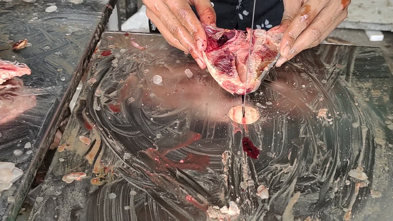 Amazing Fish Cutting Skills l Big Rohu Fish Fast Cutting By Expert Cutter