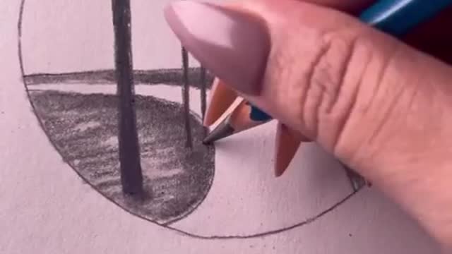 DRAWING MADE EASY FOR A COUNTRY ROAD.