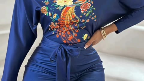 Peacock Floral Print Tied Detail Romper 🌺👗