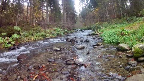 Relaxing sound of water