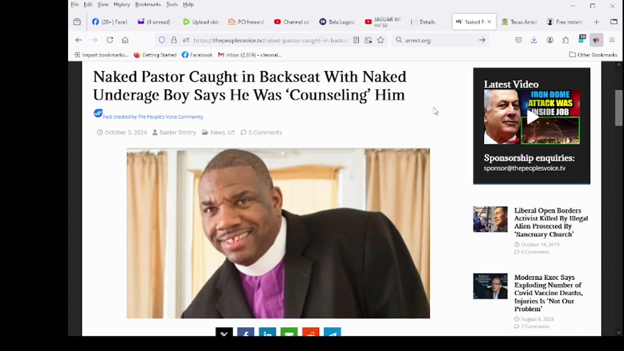 Naked Pastor Caught in Backseat With Naked Underage Boy Says He Was ‘Counseling’ Him