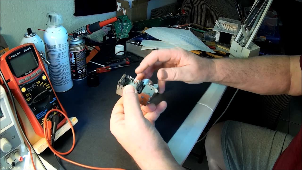 Yamaha Rx 596 stereo source selector switch repair