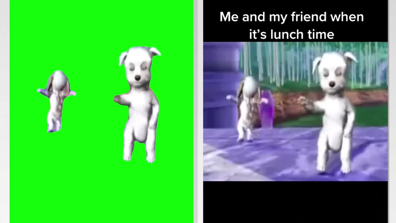 The Dancing Dogs From Barbie and the Diamond Castle | Green Screen VS Original