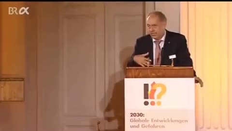 Prof. Radermacher (Club of Rome) vor erlauchter Gesellschaft