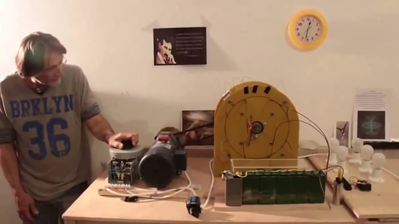 Free Energy device put under test with crowds cheering the success