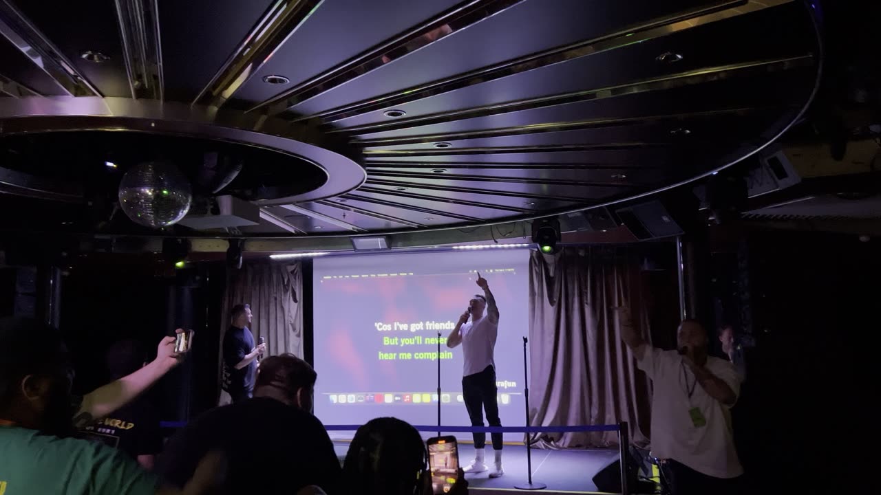 Wardlow & The Gunns Karaoke Friends in Low Places - Garth Brooks - Chris Jericho Cruise 2023