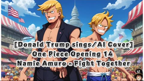 [Donald Trump sings/AI Cover] One Piece Opening 14 Namie Amuro - Fight Together