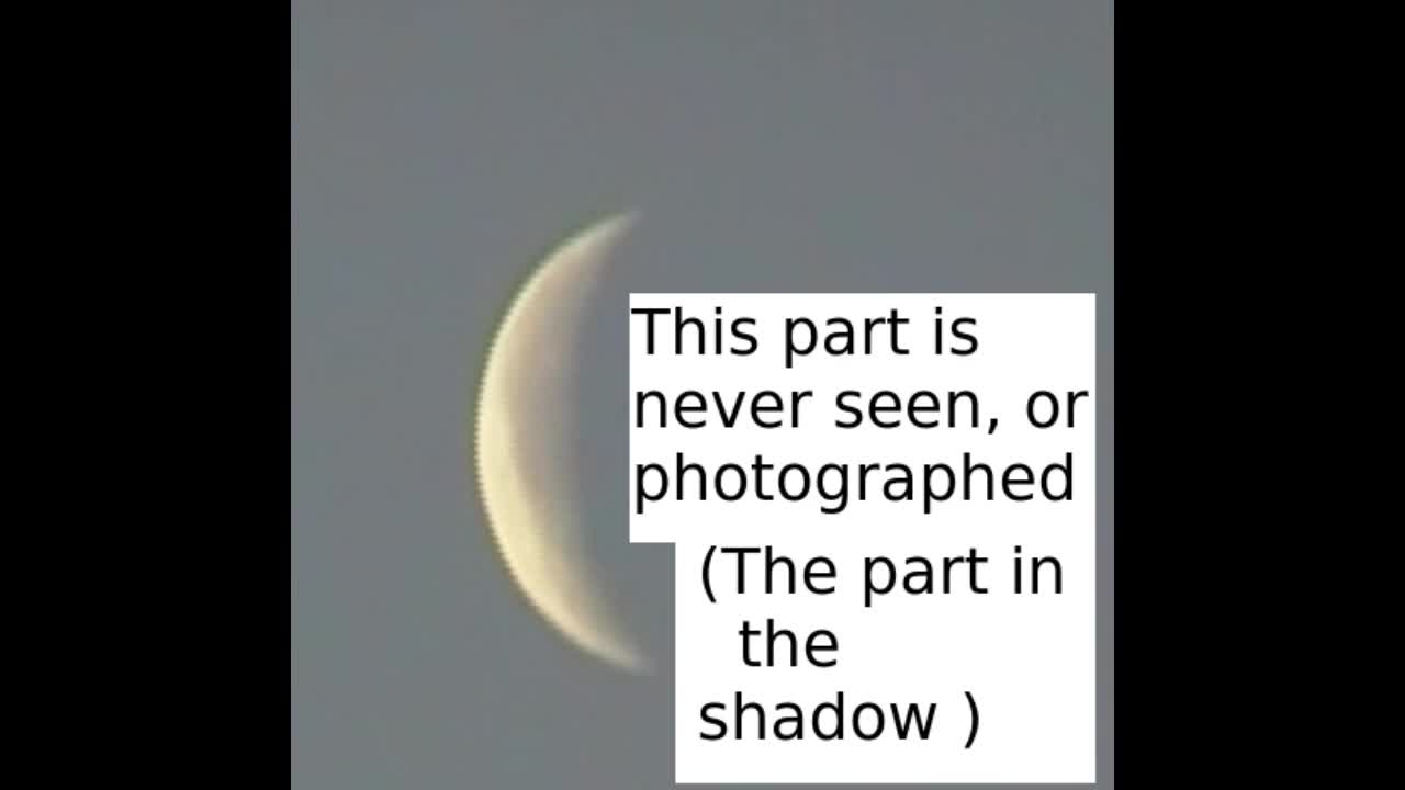 The truth about the moon is in plane sight.