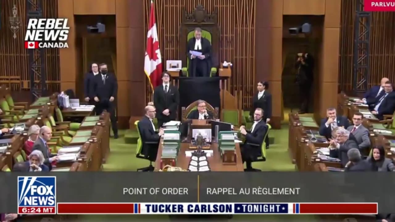 Tucker Carlson makes joke about Regime Change in Canada - Thier Woke MPs Freak Out!