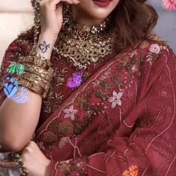 শাড়ীতে বধূ সাজে,, Puja Chery looking just Wow…