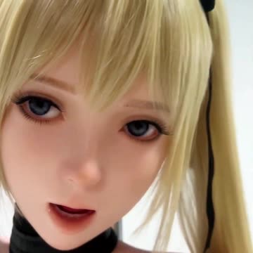 Open Mouth Marie Rose Sex Doll with Movable Jaw. DOA Dead or Alive Cosplay Marie Rose Silicone Doll!