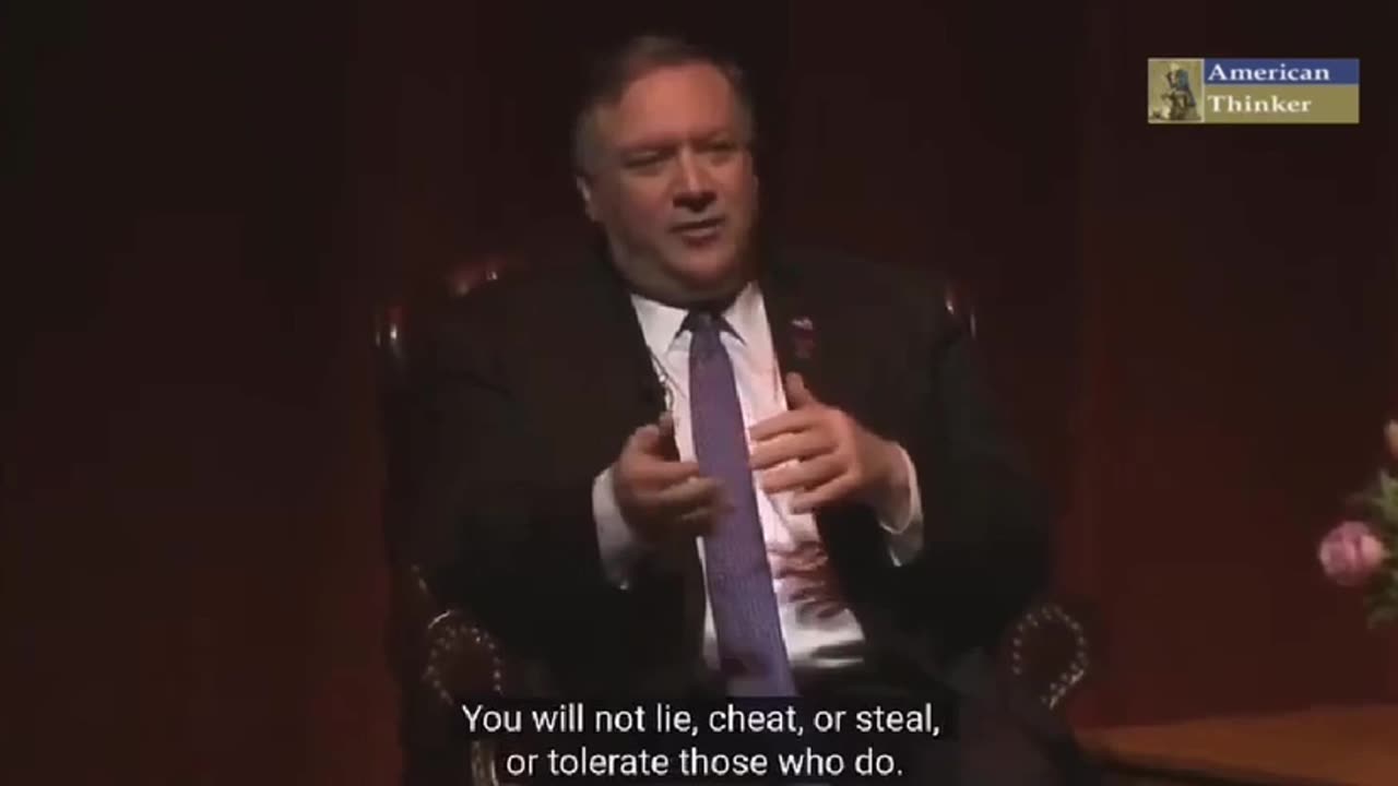 ‼️ MIKE POMPEO: "I WAS THE CIA DIRECTOR - WE LIED, WE CHEATED, WE STOLE"