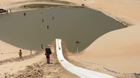 Somersault On Water Slide