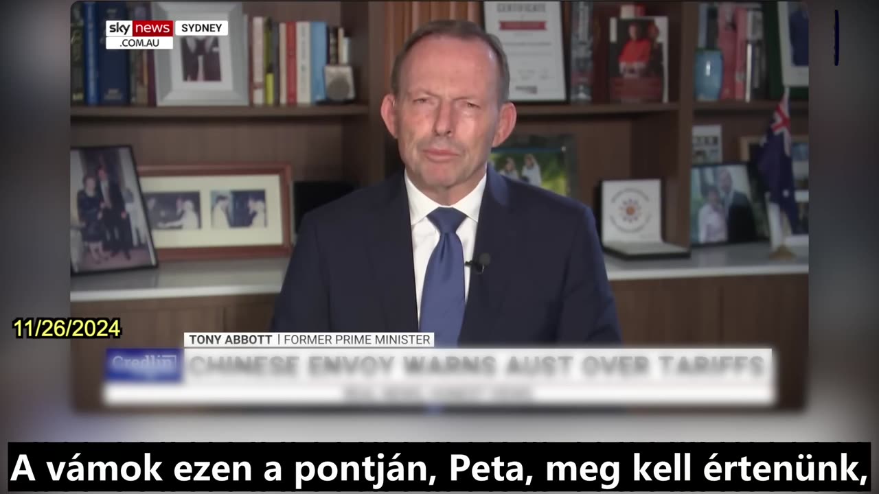 【HU】Ausztrália volt miniszterelnöke, Tony Abbott arra figyelmeztet, hogy a KKP nem a barátunk