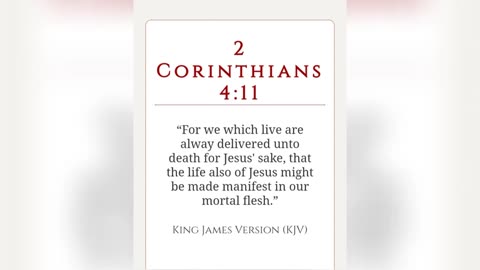 2 corinthians chaptets 3-4 kjv