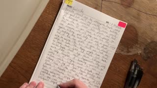 Page 7 of BOOK TWO - SUBJECTS OF LIFE being written