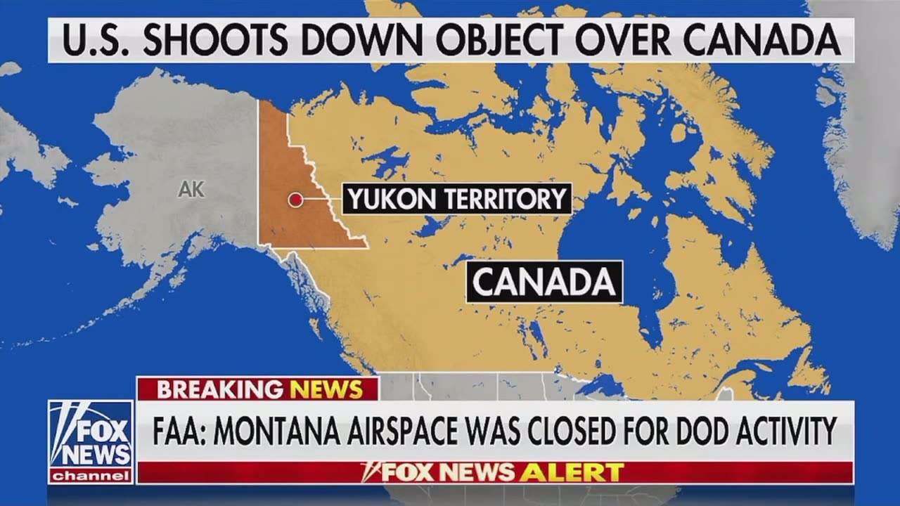 The US shoots down another object in the sky in Canada.