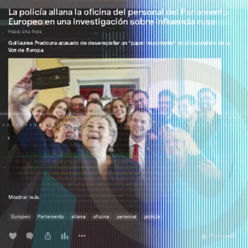 La policía allana la oficina del personal del Parlamento Europeo