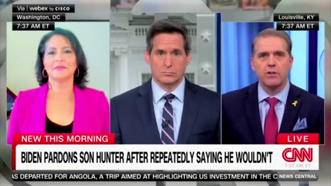Scott Jennings Shuts Down CNN Panelist Trying to Blame Trump for Biden Pardoning Hunter