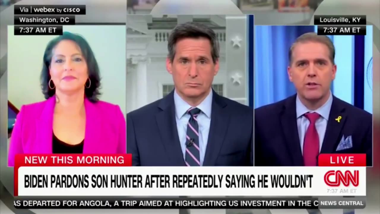 Scott Jennings Shuts Down CNN Panelist Trying to Blame Trump for Biden Pardoning Hunter