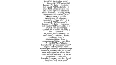 Getting user inputs from HTML form