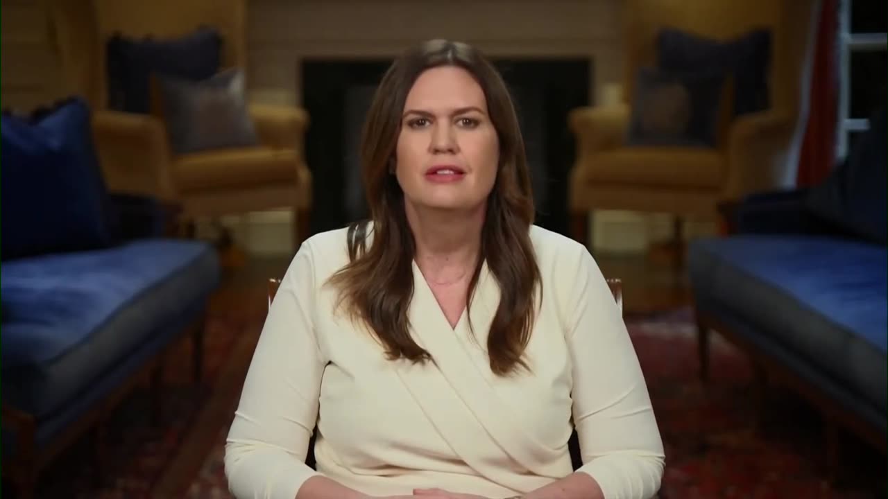 Governor Sarah Huckabee Sanders (R) delivers GOP response to State of the Union