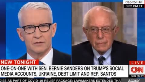 'He Has A Right To Express His Views': Bernie Comes Out In Support Of Trump's Facebook Return