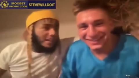 SteveWillDoIt and 6ix9ine Wholesome Moment