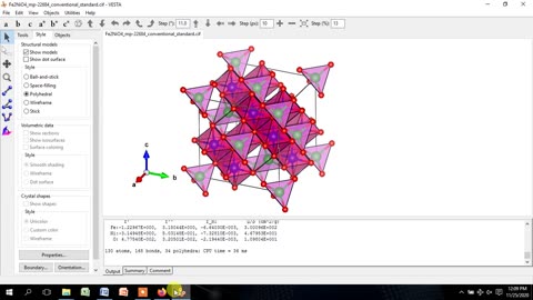 How to generate_create CIF file (Download CIF file) from Material Project site.