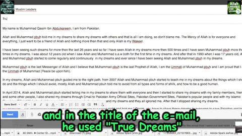 The Origins of Allah & Muhammadﷺ in my Dreams - Allah and Muhammad SAW in my Dreams