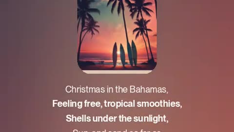 Christmas in the Bahamas