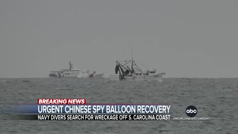 Urgent mission to recover Chinese spy balloon debris - WNT