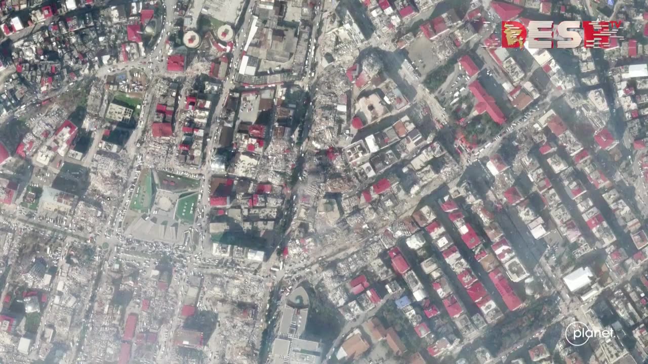 Satellite Images - Turkey-Syria Earthquake.