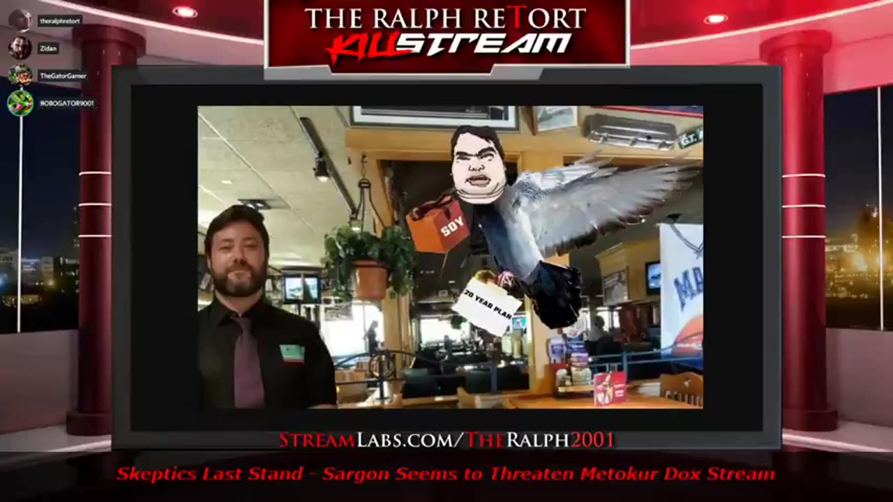 2018-09-13 - Killstream - Skeptics Last Stand - Sargon Seems to Threaten Metokur Dox