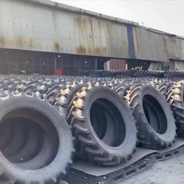 Tractor biggest tyres manufacturing views