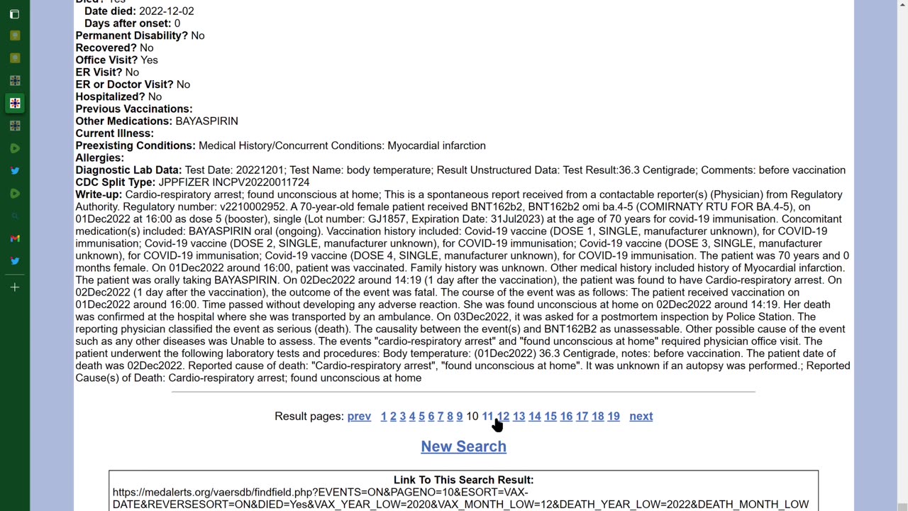 PREYINGHAWK REPORT #82: 282 MORE DEAD VICTIMS FROM VACCINATION CAMPAIGN