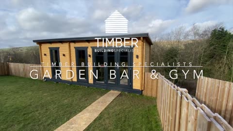 Garden Bar & Gym Log Cabin from the Timber Building Specialists
