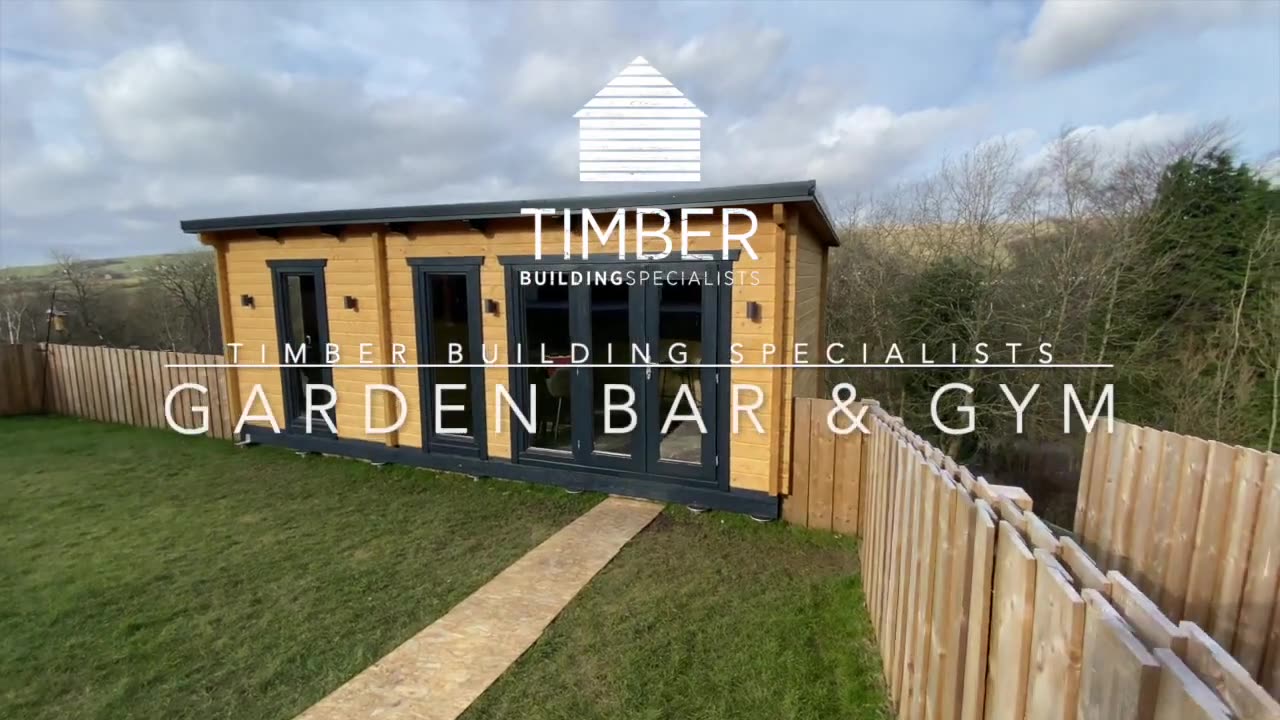 Garden Bar & Gym Log Cabin from the Timber Building Specialists