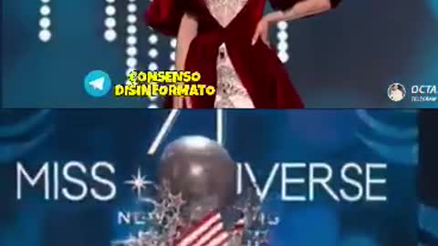 Nelle finali di miss universo,le miss dovevano indossare l’abito ...