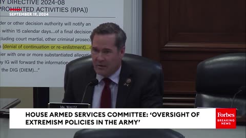 'That's Incredibly Disturbing'- Michael Waltz Stunned By Army Official's Answer