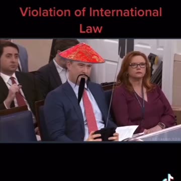 Clowns at the White House say China violated international law