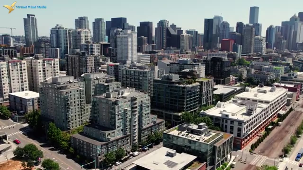 Skyscraper Apartments Dolly Zoom Effect