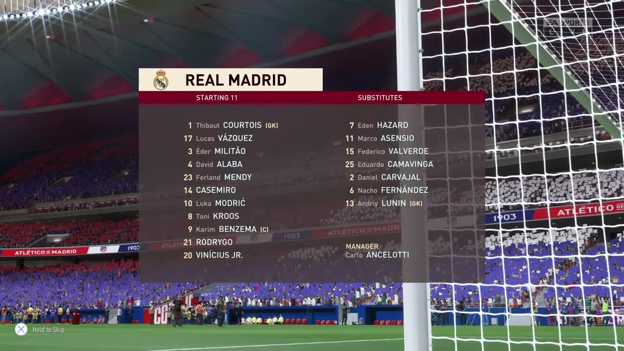 FIFA 22 COPA DE ESPANA BARCELONA VS REAL MADRID at WANDA METROPOLITANO