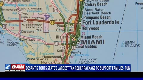 DeSantis touts state's largest tax relief package to support families