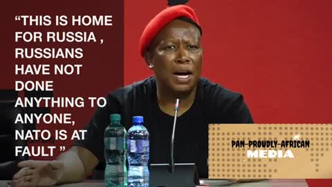 Julius Malema comments on the visit by Russia and America, NATO , Ukraine