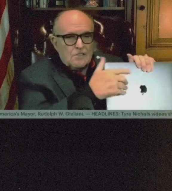 Rudy sends a message to the AG