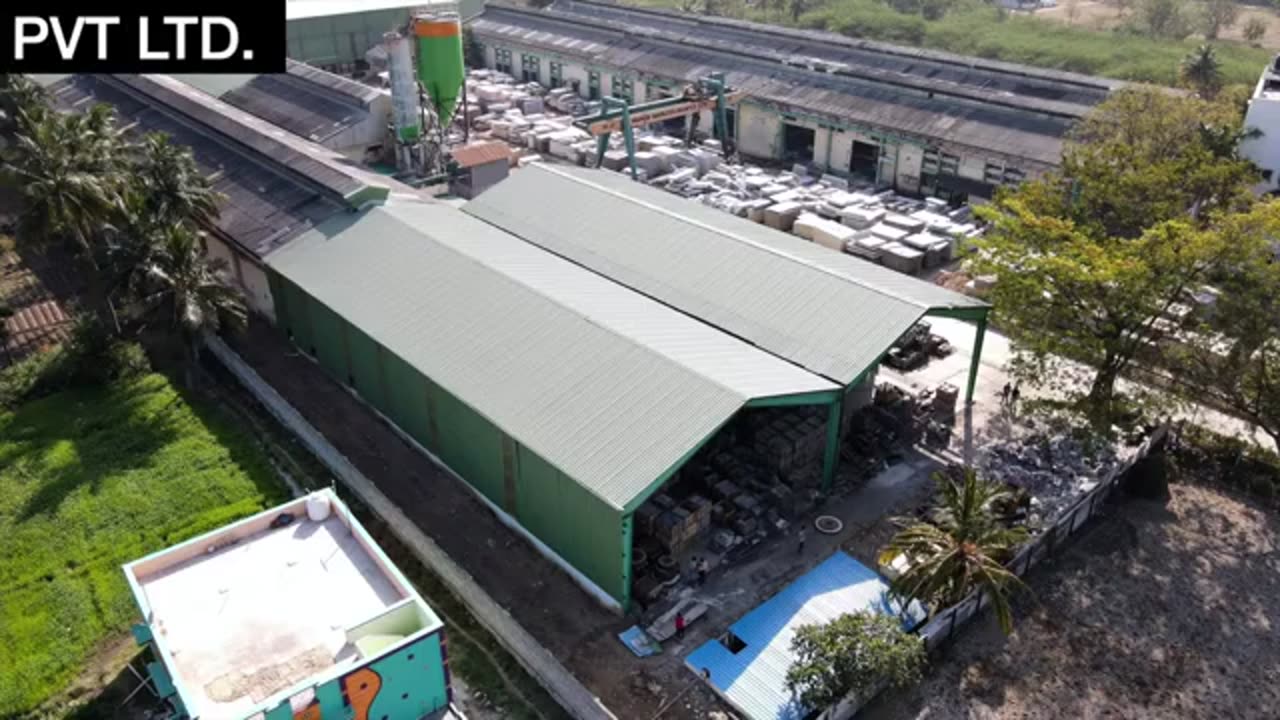 Marble Processing Warehouse & Multi Gable Unit | Pre Engineered Building Project